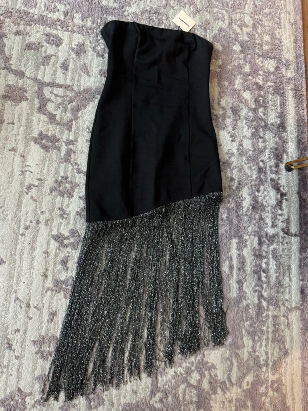 Superdown Cleo Strapless Fringe Dress - NWT - Picture 5 of 10